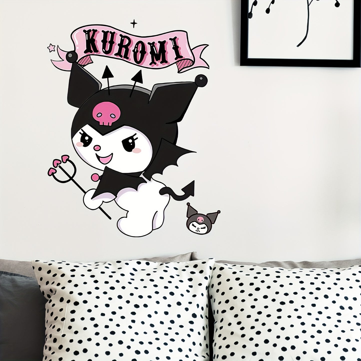 1pc Oversized Kuromi Cute Wallpaper/Sticker
