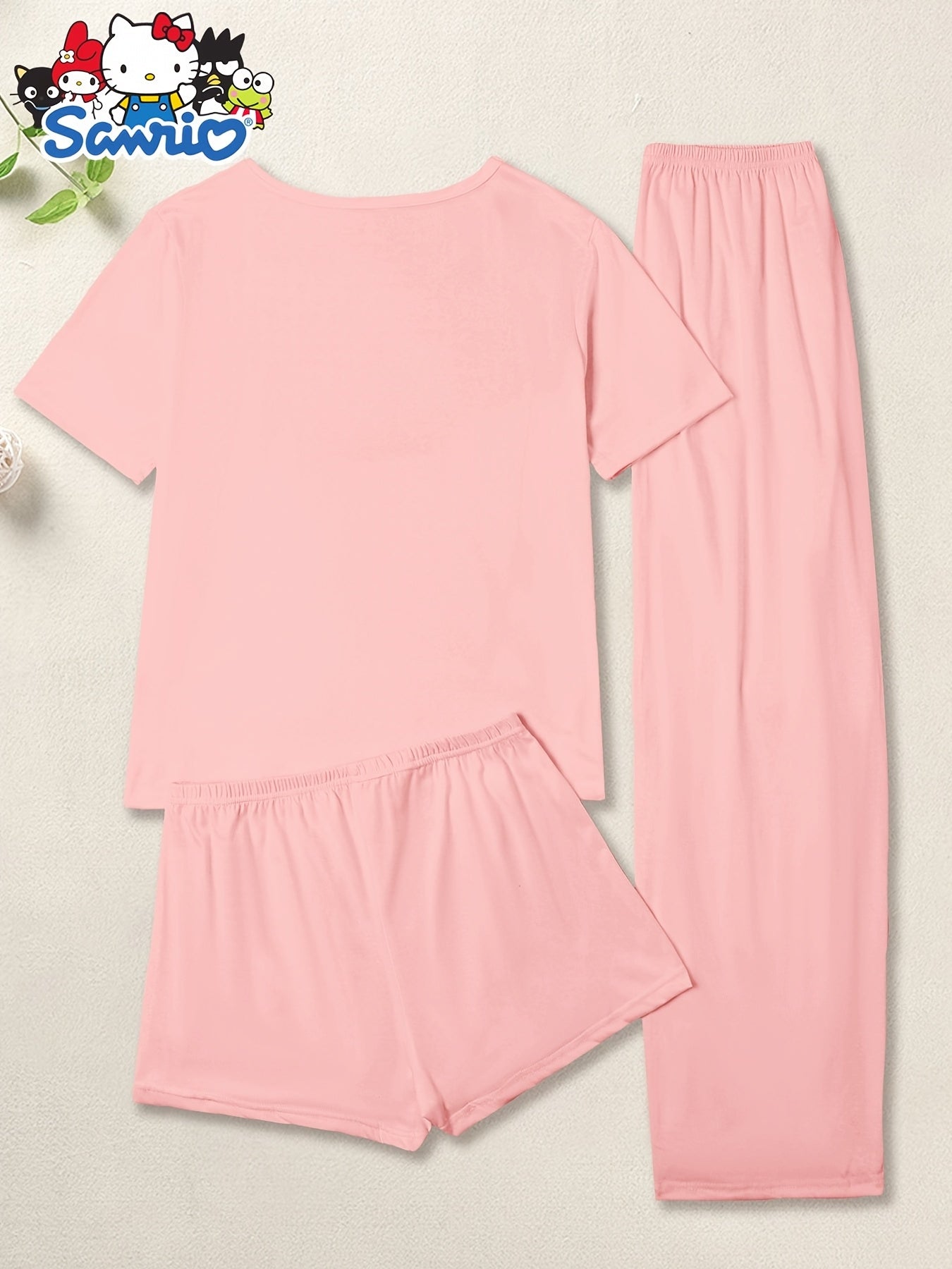 Sanrio's Hello Kitty Casual And Comfortable Three-Piece Set