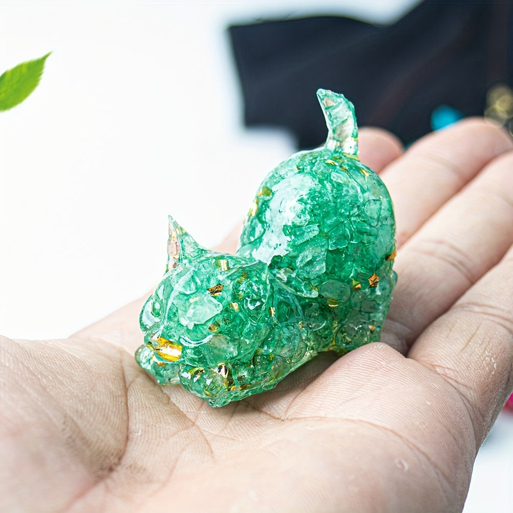 Natural Crystal Gemstone Cute Animal Ornament, Real Crystals and Gem Stones