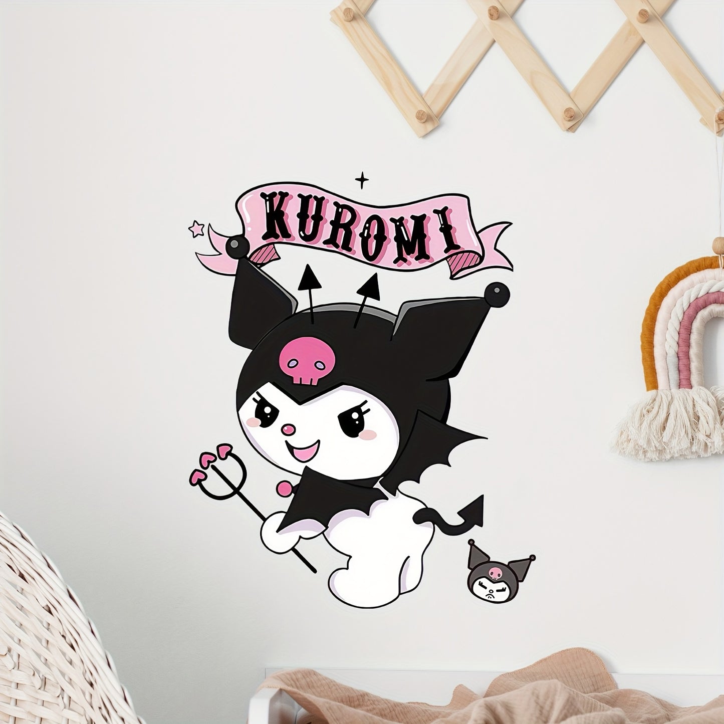 1pc Oversized Kuromi Cute Wallpaper/Sticker