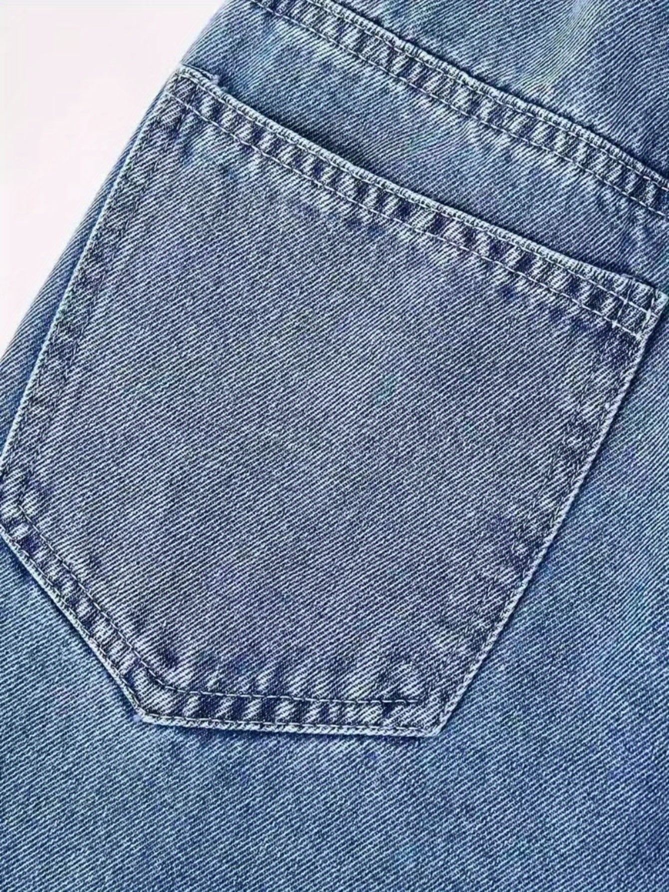 Sanrio Hello Kitty Pattern - Fashionable and Versatile Straight Leg Denim