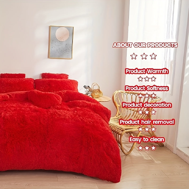 Cutecore Room Decor - Kawaii Fluffy Bedding Set Comforter Set