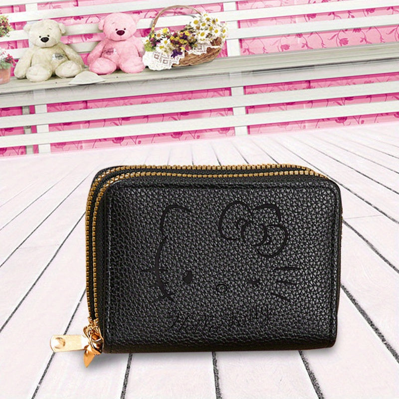 Cute SANRIO Hello Kitty Wallet - Black