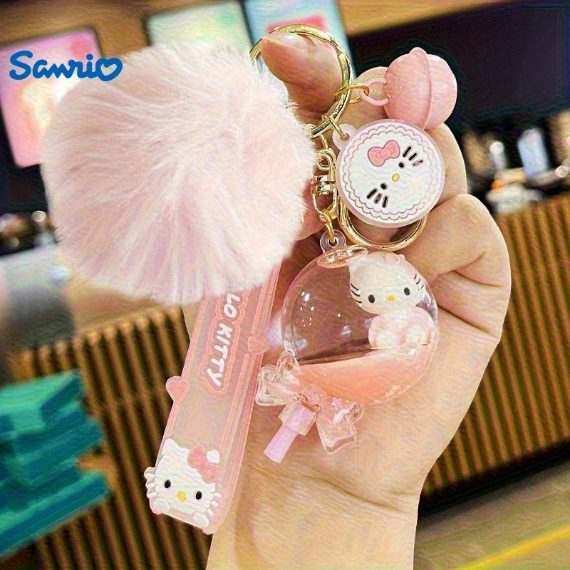 Kawaii Sanrio Hello Kitty Keychain Set - Officially Licensed Cute Cartoon Keychains