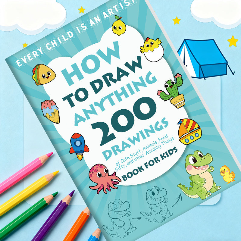 Imagine It, Draw It! How to Draw: 200+ Step-by-Step Drawing Book for Kids!