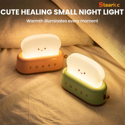 Cute Toaster-Shaped LED Night Light – Warmth Illuminates Every Moment