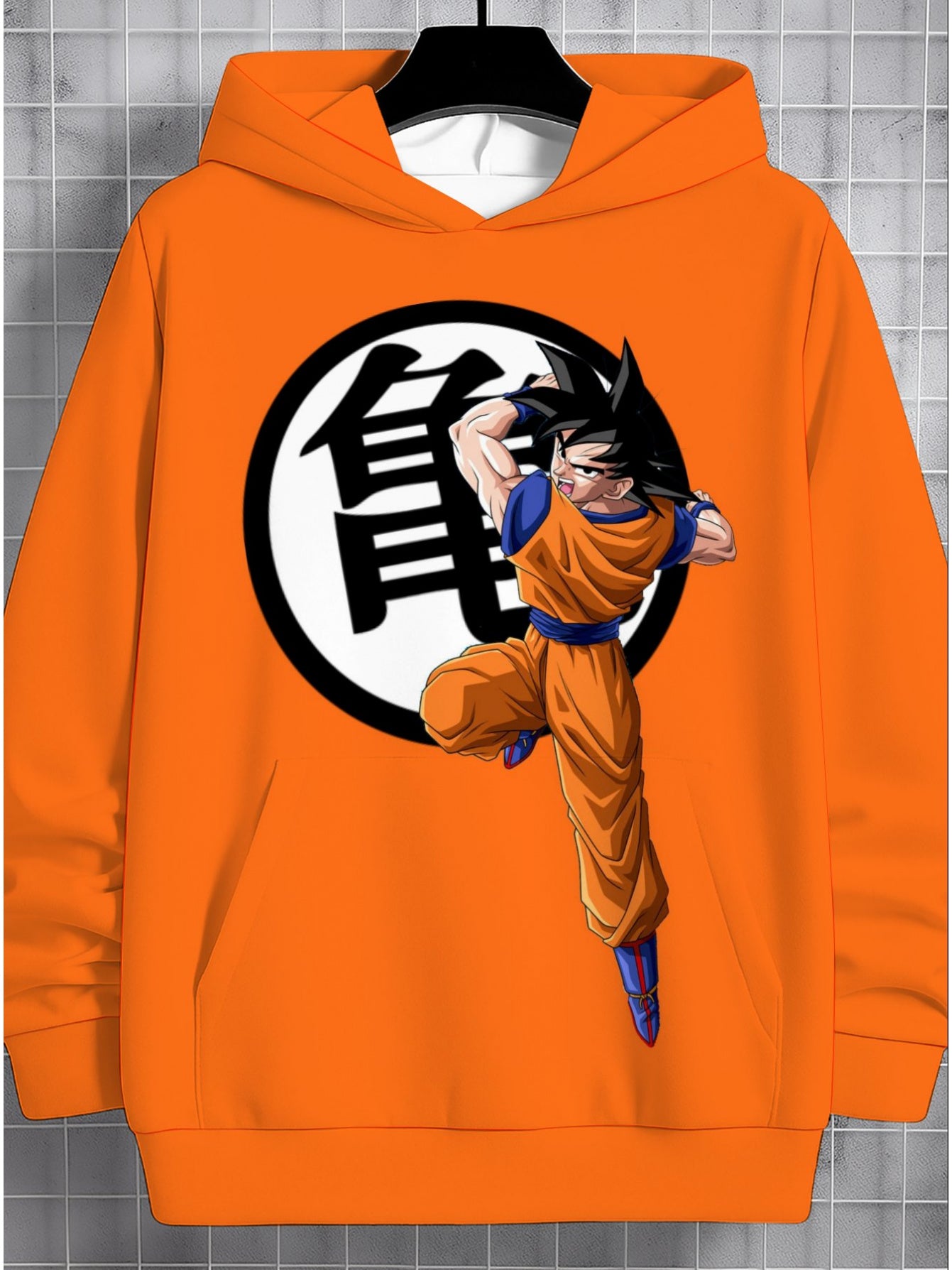 New Dragon Ball Super Saiyan Fine 3D Printed Anime Hoodie