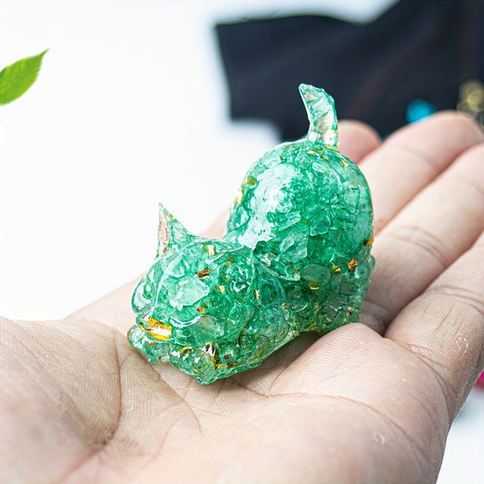 Natural Crystal Gemstone Cute Animal Ornament, Real Crystals and Gem Stones