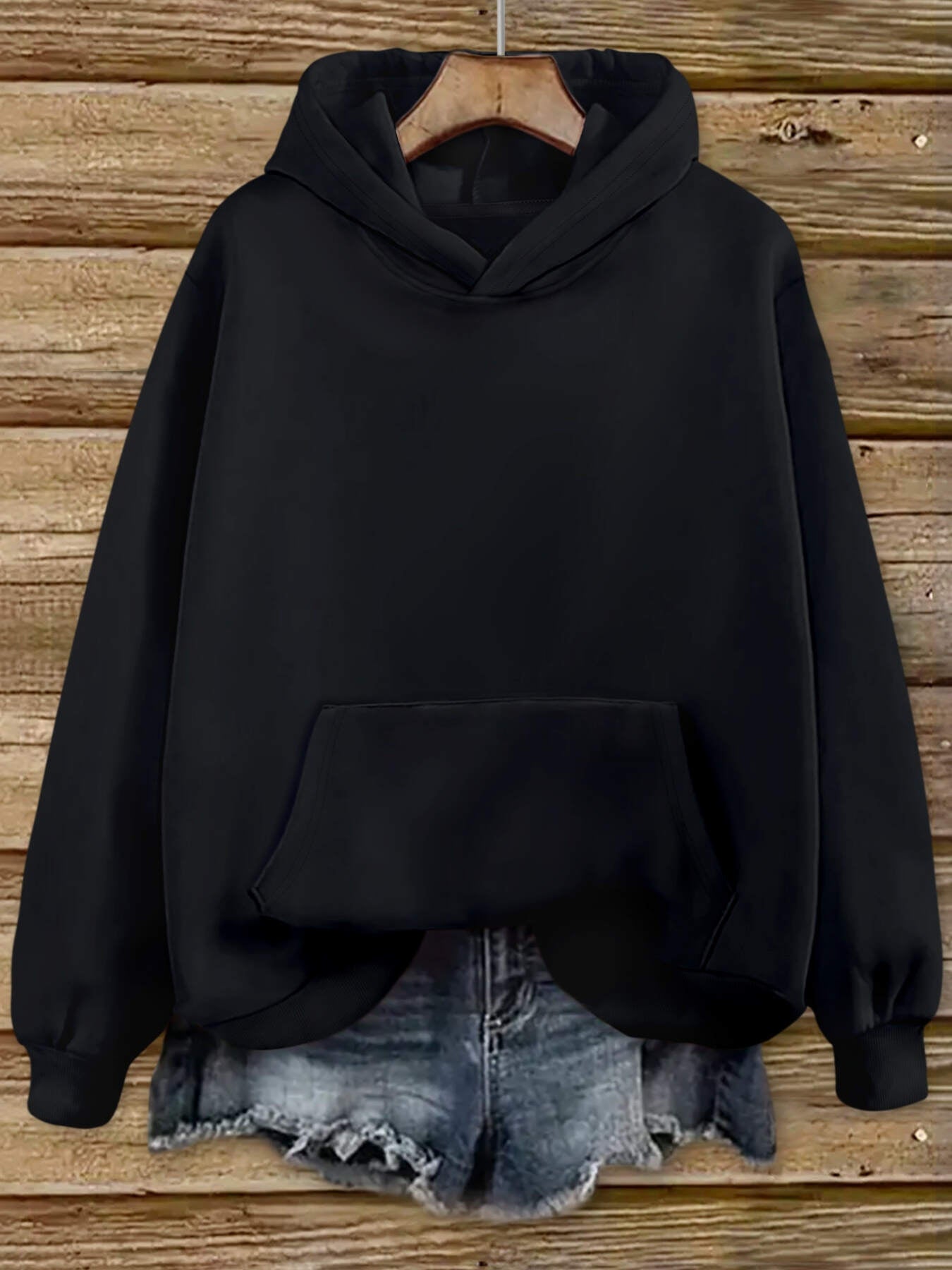 Anime Girl Hoodie - Fleece-Lined Hoodie with Manga Characters & "This is Anime Stuff" Slogan