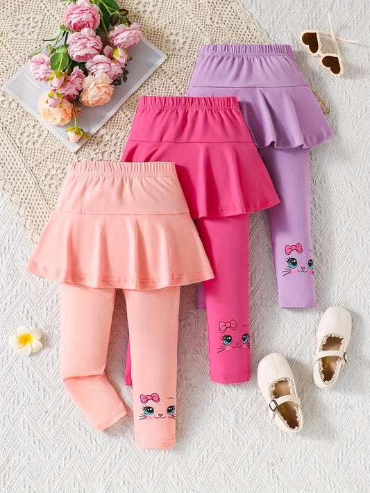 Cutecore Girls 3-Piece Dress Pants Set with Skirt - Trendy and stylish outfit for girls