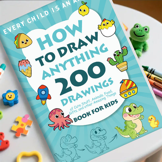 Imagine It, Draw It! How to Draw: 200+ Step-by-Step Drawing Book for Kids!