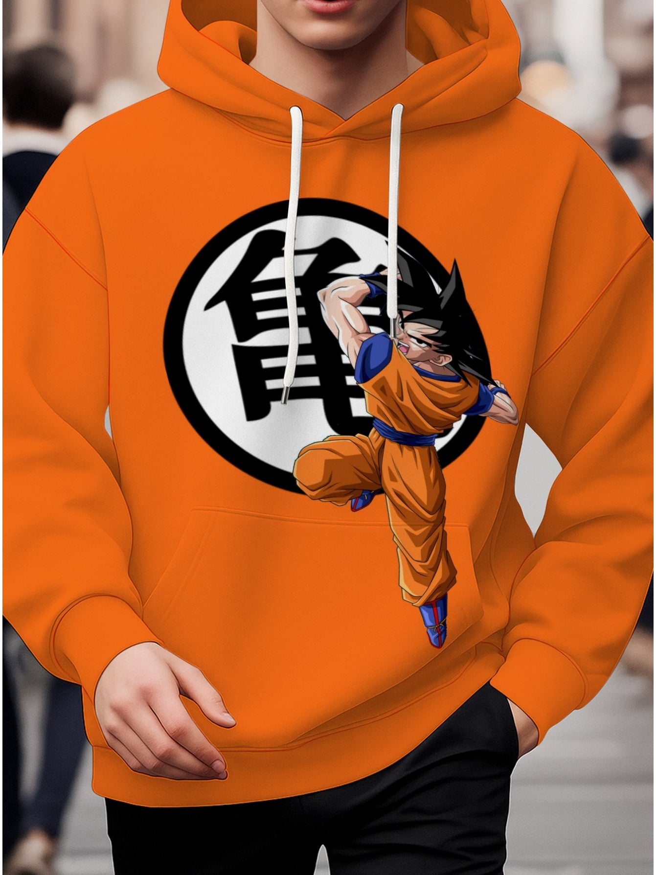 New Dragon Ball Super Saiyan Fine 3D Printed Anime Hoodie