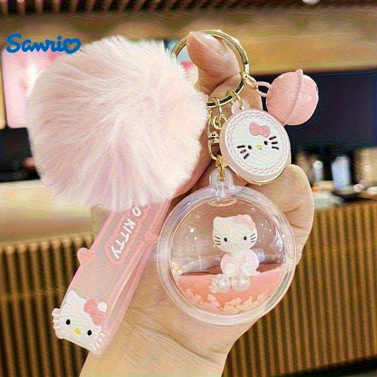 Kawaii Sanrio Hello Kitty Keychain Set - Officially Licensed Cute Cartoon Keychains