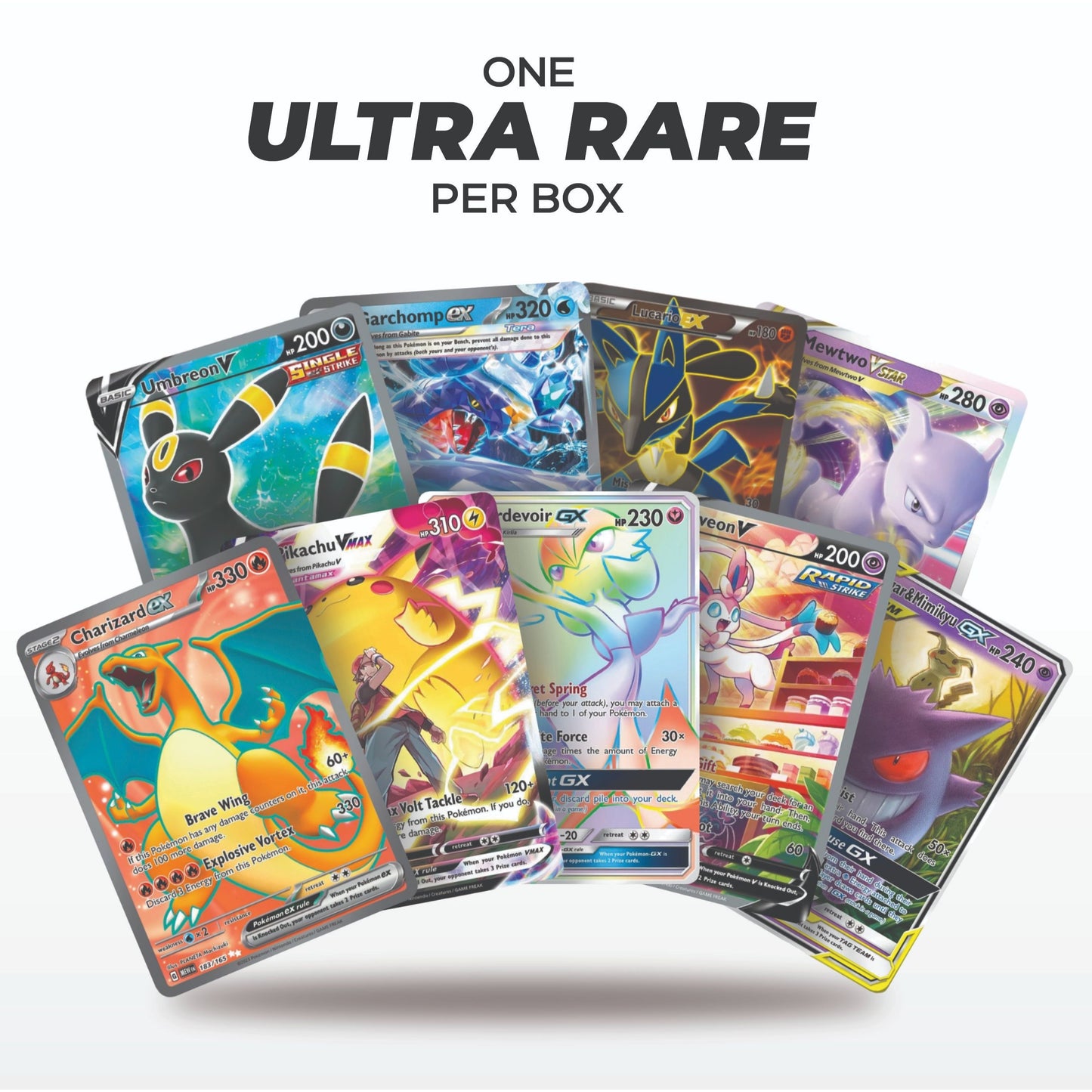 Ultra Rare Battle Bundle | 100+ Pokemon Cards | 1x Ultra or Double Rare Guaranteed | Holos & Rares Included! | Perfect Giftable for Kids & Collectors!