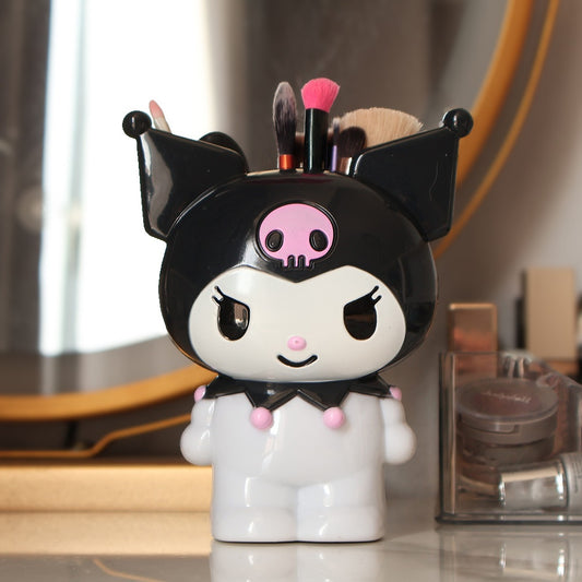 Kawaii Sanrio Kuromi and Cinnamonroll anime desktop storage holder