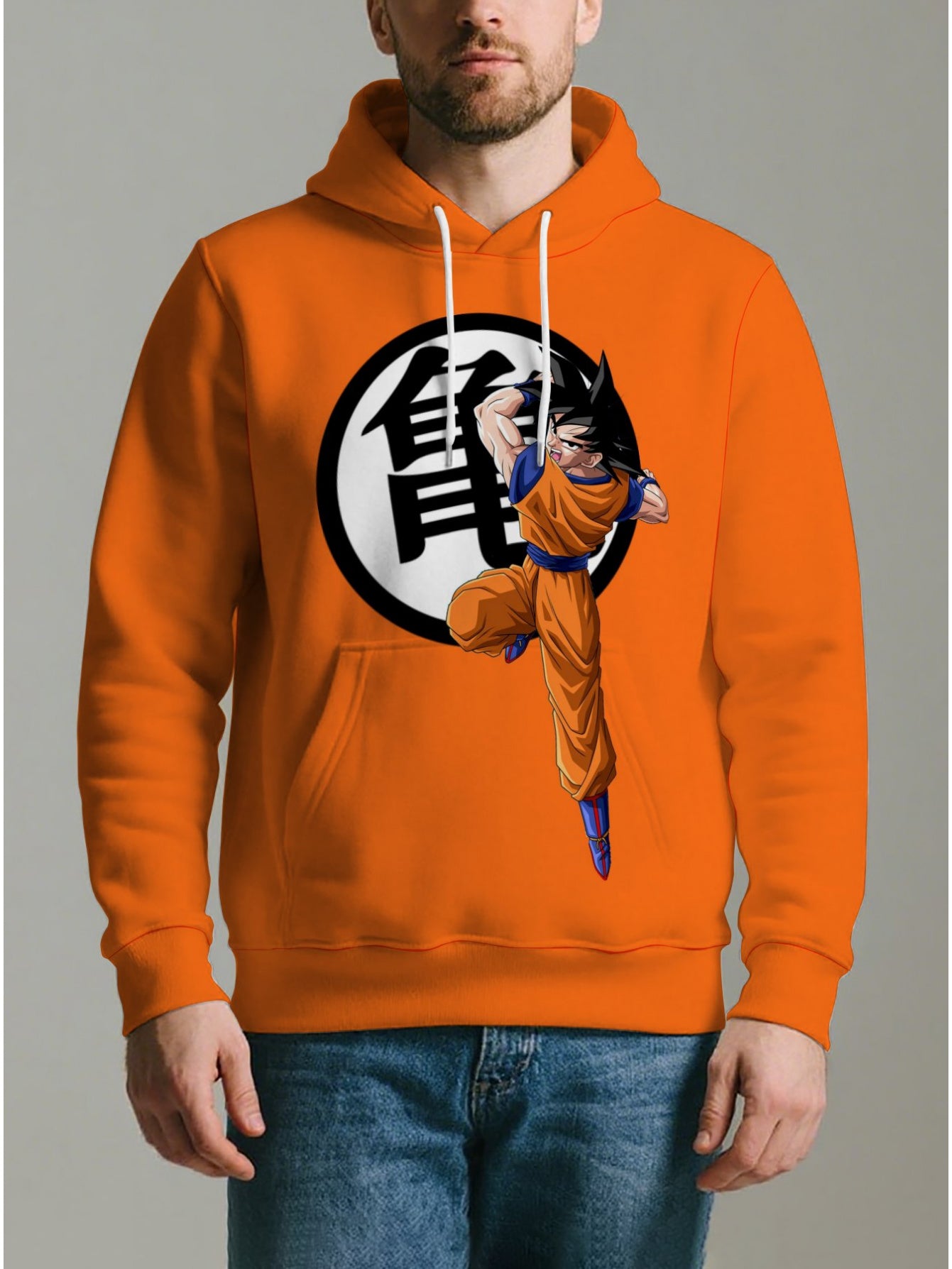 New Dragon Ball Super Saiyan Fine 3D Printed Anime Hoodie