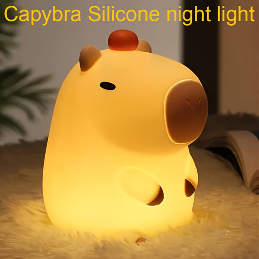 Adorable Kawaii Capybara Night Light - Multiple Brightness Settings