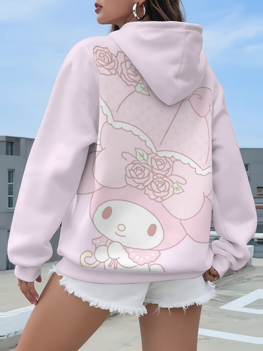 Sanrio Kawaii Clothes - My Melody Women's Hooded Sweater