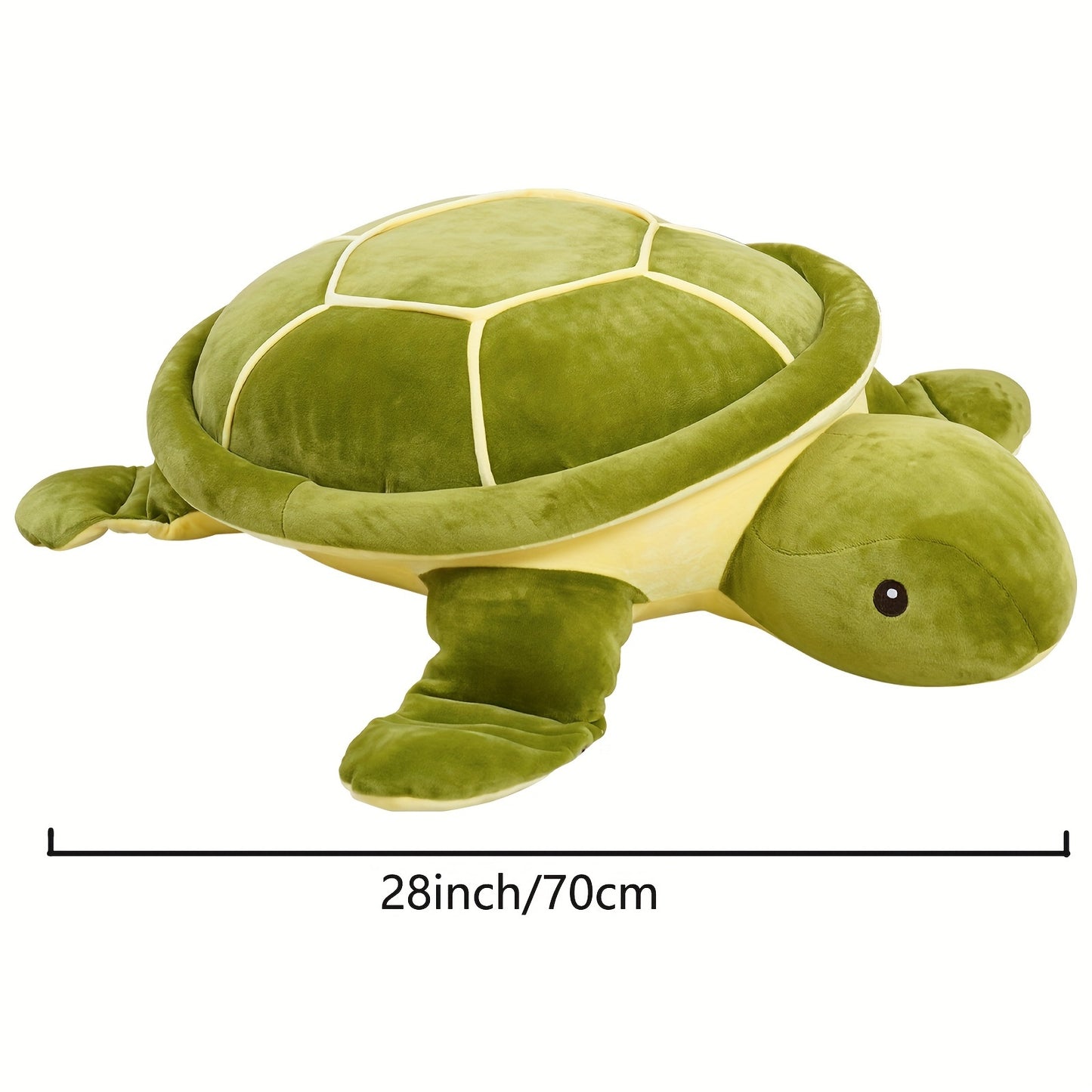 28" Jumbo Plush Sea Turtle Stuffed Animal - Ultra Soft Large Ocean Turtle Pillow Toy
