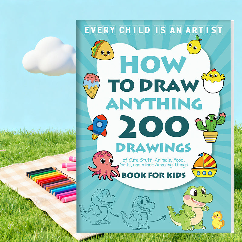 Imagine It, Draw It! How to Draw: 200+ Step-by-Step Drawing Book for Kids!