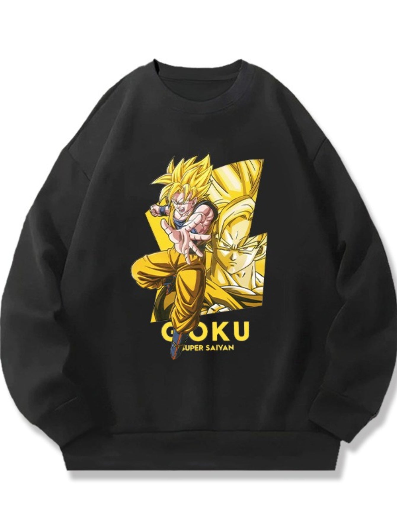 Men's Dragon Super Saiyan Goku & Vegeta Anime Sweatshirt - Officially Inspired Super Saiyan
