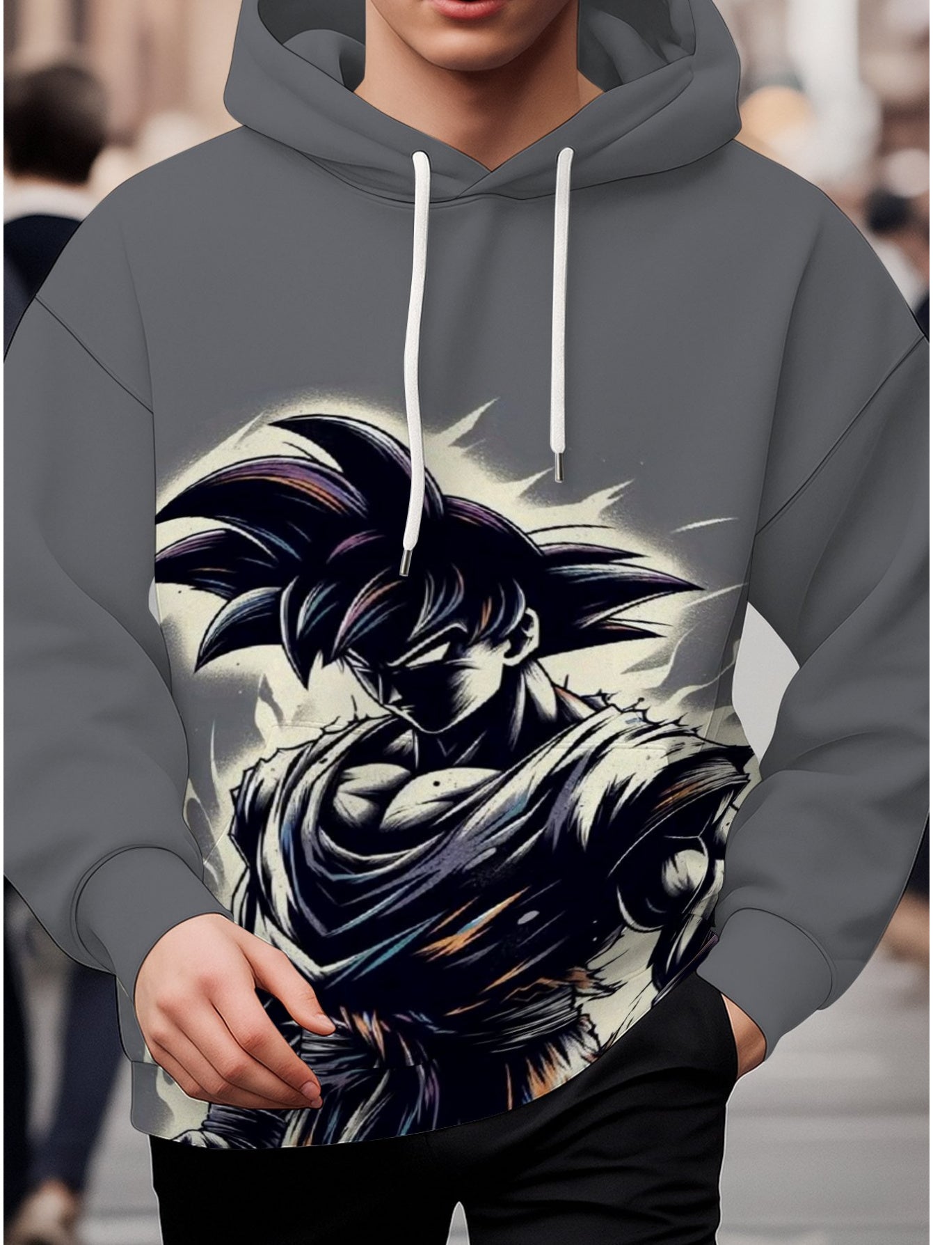 New Dragon Ball Super Saiyan Fine 3D Printed Hoodie- Versatile and Stylish