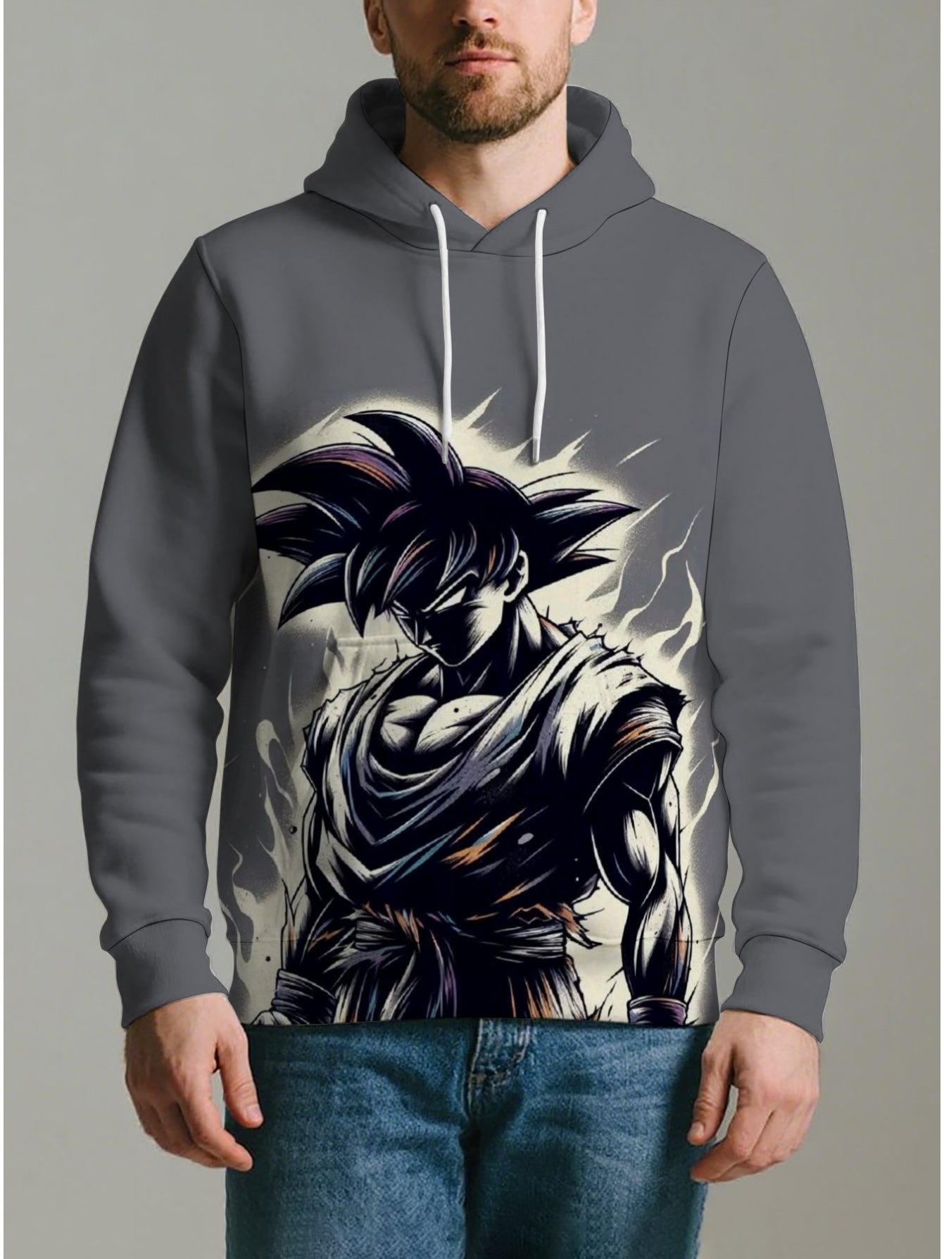 New Dragon Ball Super Saiyan Fine 3D Printed Hoodie- Versatile and Stylish